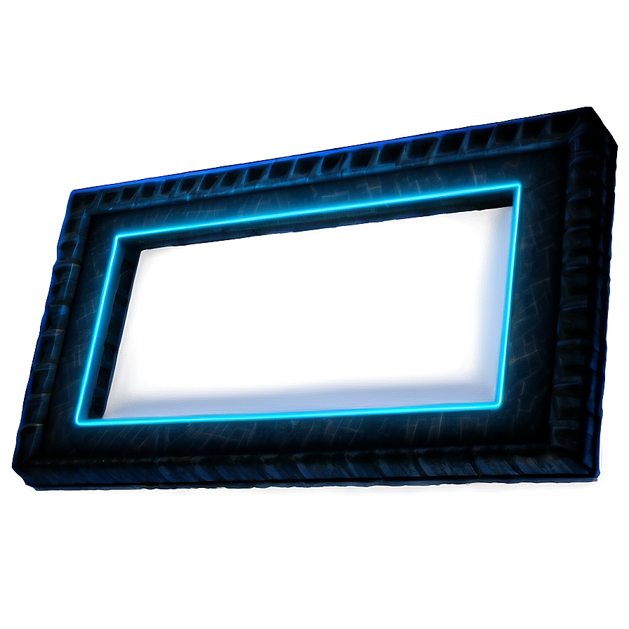 Neon Rectangle Style Png 06272024 PNG Image