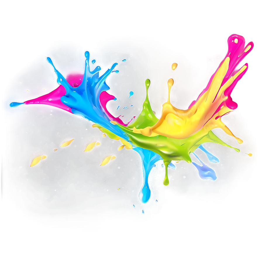 Neon Splash Png Abc PNG Image