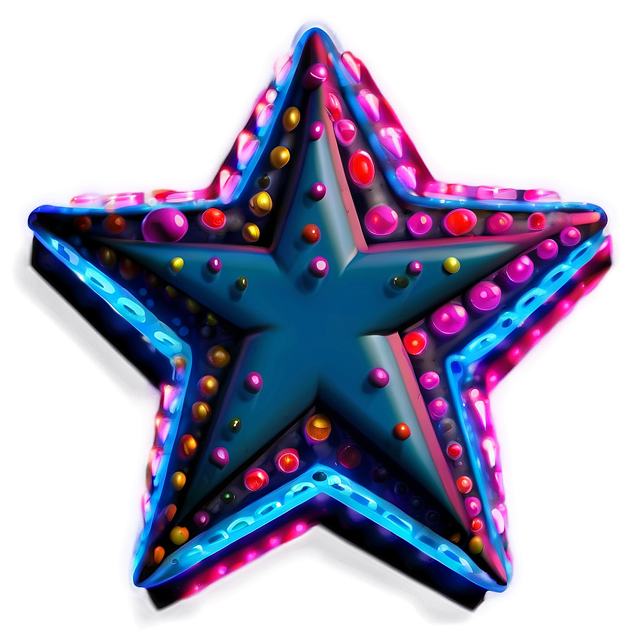 Neon Star Clipart Png Wql15 PNG Image