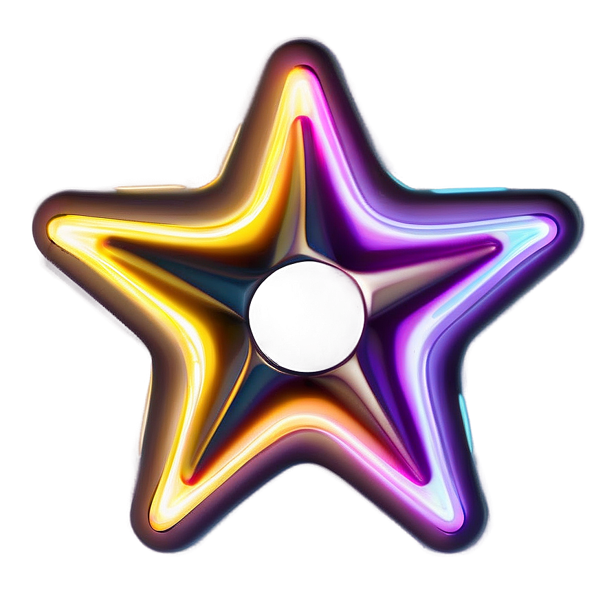 Neon Star Transparent Png Iuu33 PNG Image