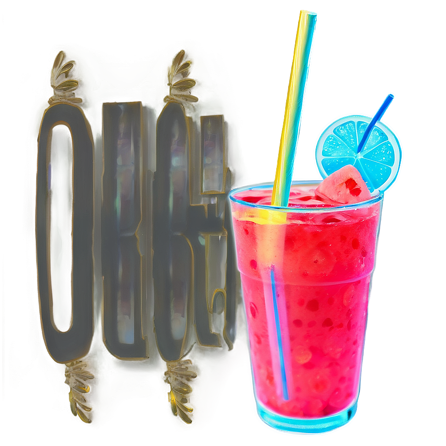 Neon Straw Png 05242024 PNG Image