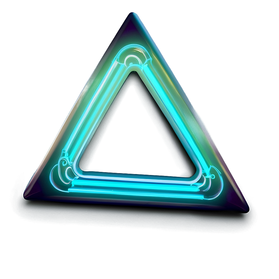 Neon Triangle Light Png Fpv PNG Image