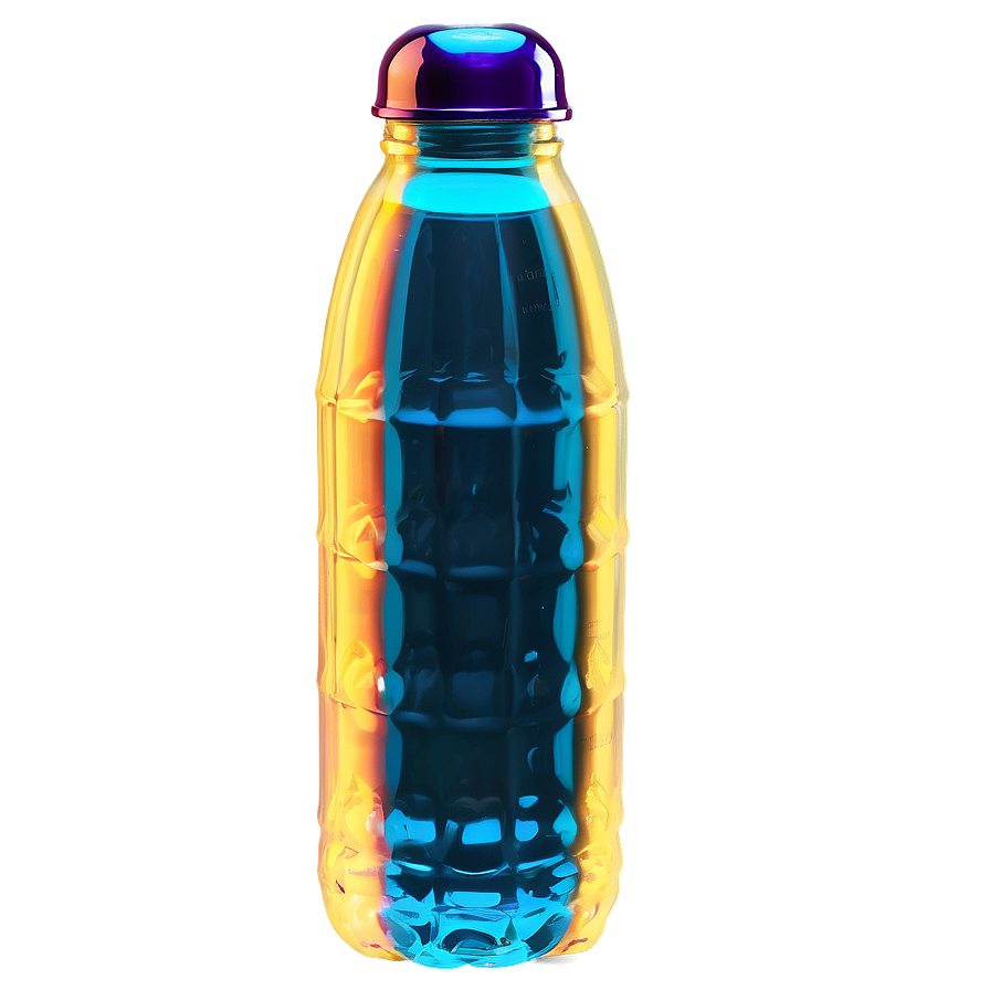 Neon Water Bottle Png 05042024 PNG Image