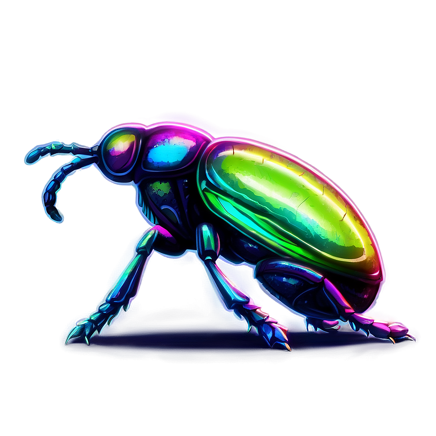 Neon Weevil Art Png Nek31 PNG Image