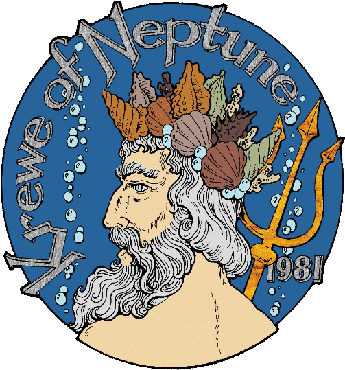 Neptune God Illustration1981 PNG Image