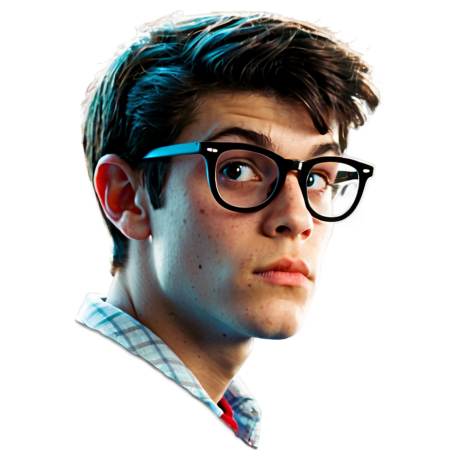 Nerd Boy Icon Png Fkv57 PNG Image