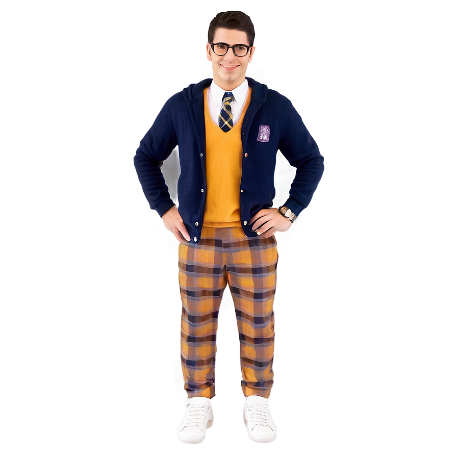 Nerd Outfit Fashion Png 80 PNG Image