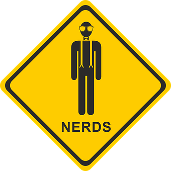 Nerds Caution Sign PNG Image