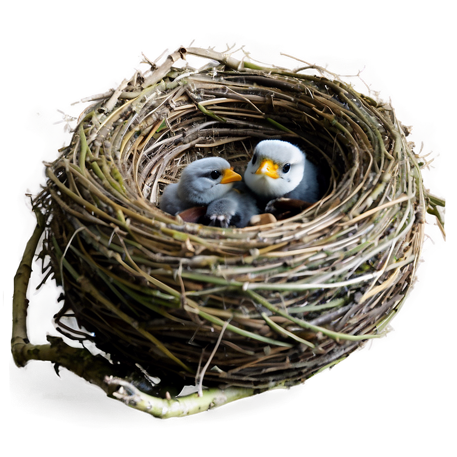 Nest With Baby Birds Png 05252024 PNG Image