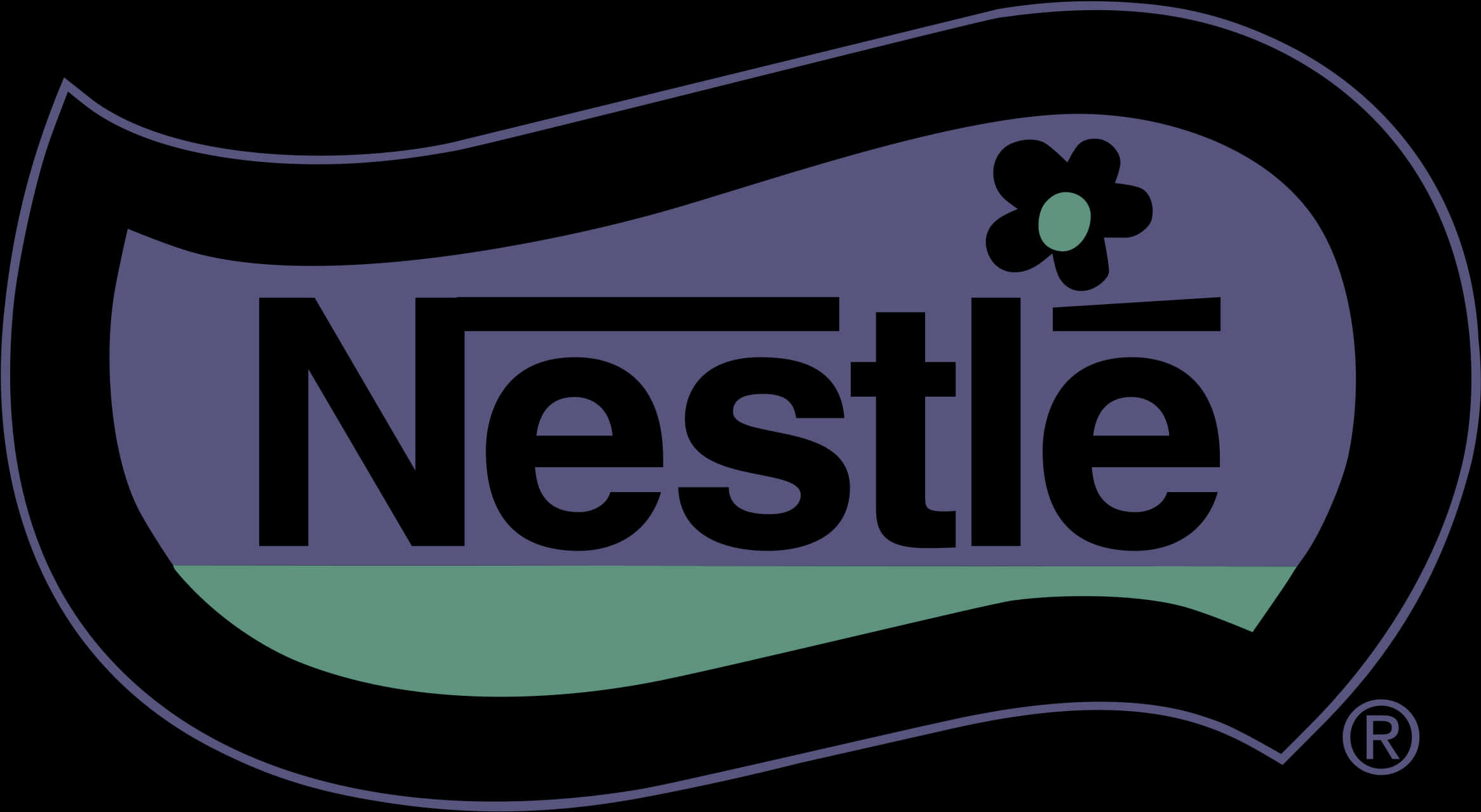 Nestle Logo Black Background PNG Image