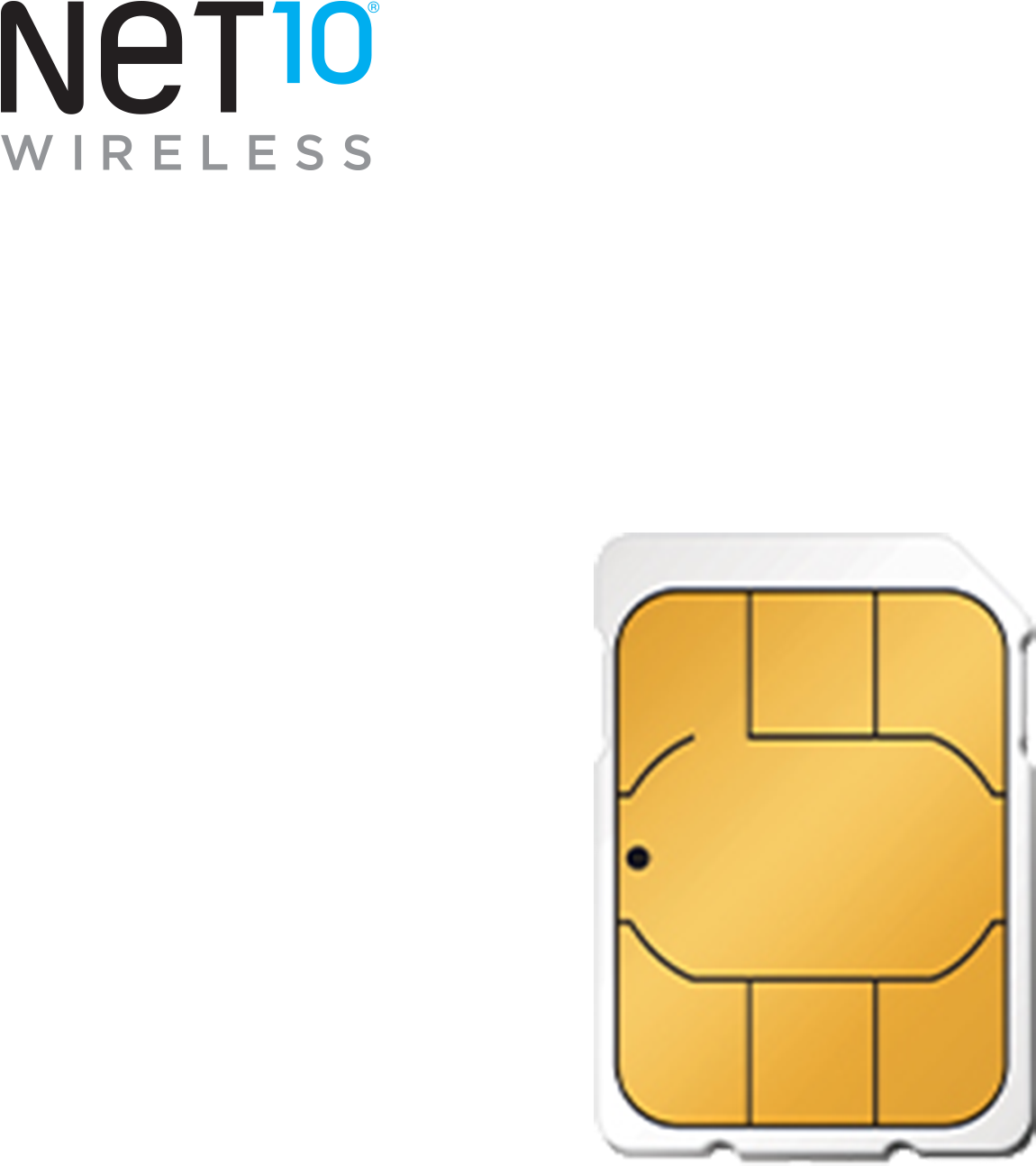 Net10 Wireless S I M Card PNG Image