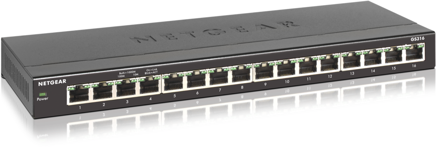 Netgear16 Port Gigabit Ethernet Switch G S316 PNG Image