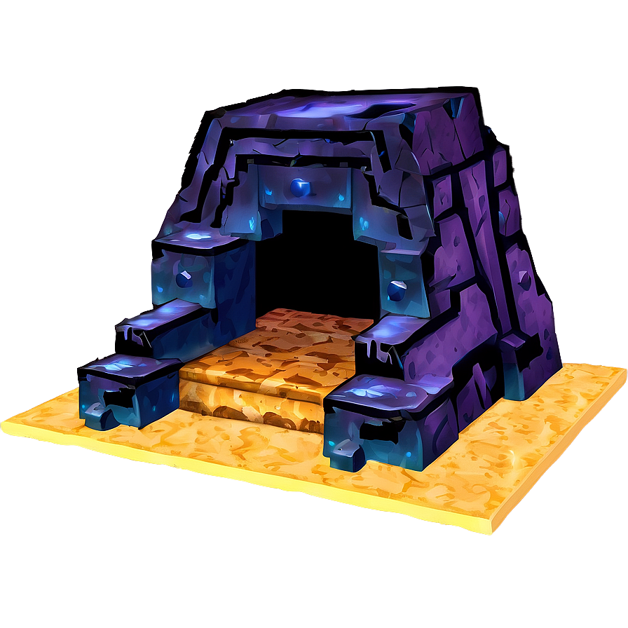 Nether Portal In The Desert Png 06212024 PNG Image