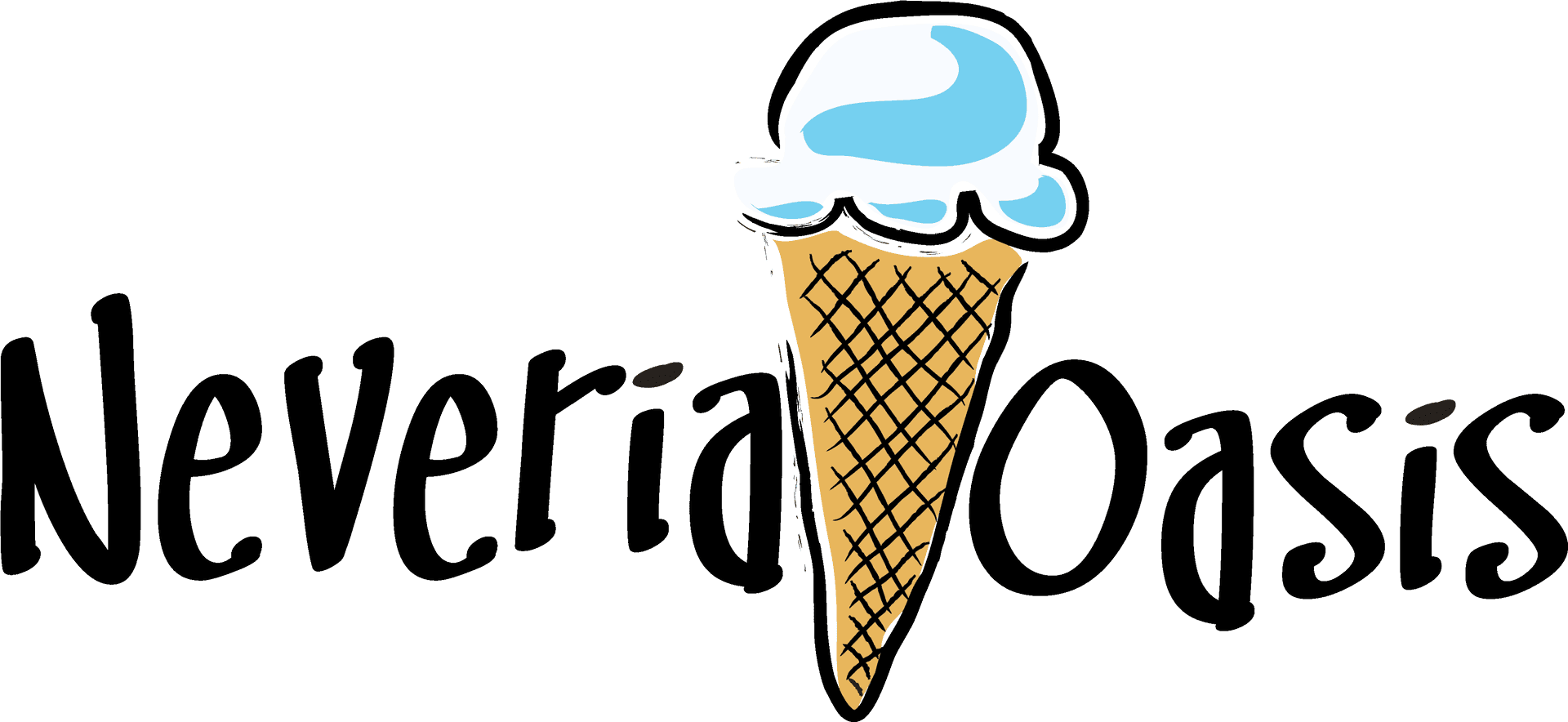 Neveria Oasis Ice Cream Logo PNG Image