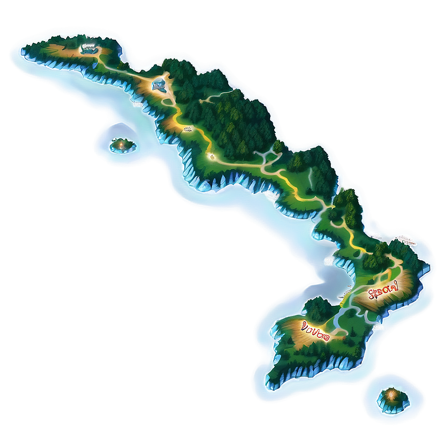 Neverland Map Png 06112024 PNG Image