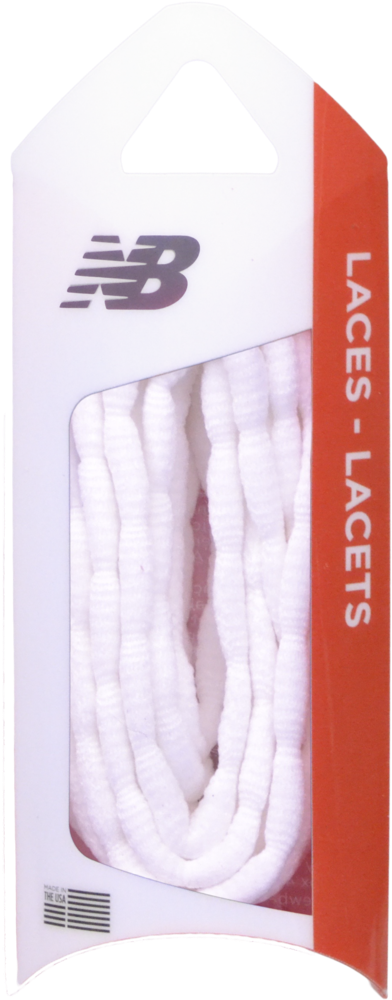 New Balance White Shoelaces Packaging PNG Image