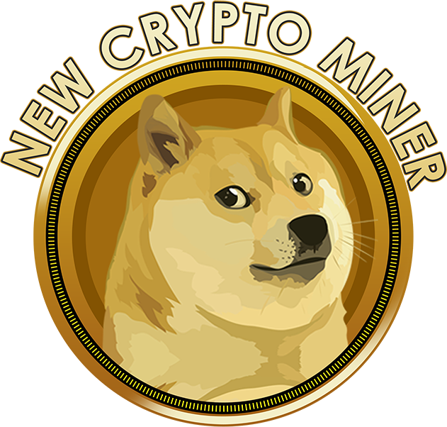 New Crypto Miner Dogecoin Inspired Graphic PNG Image