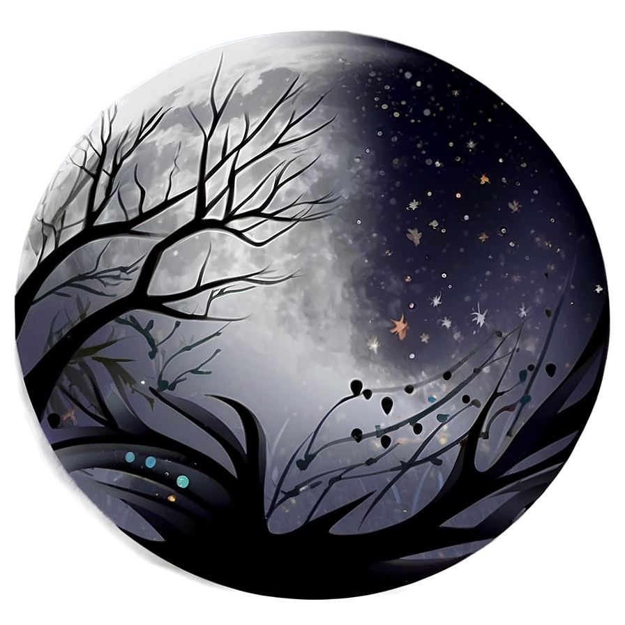 New Moon Illustration Png 06252024 PNG Image