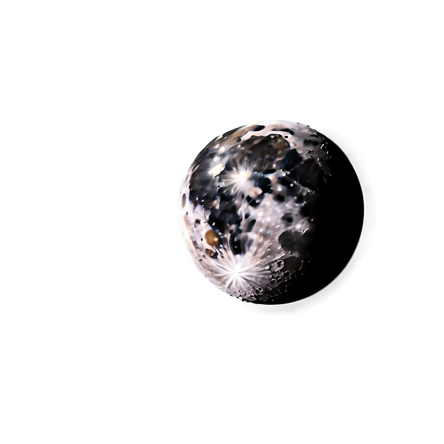 New Moon In Dark Sky Png Rpq6 PNG Image