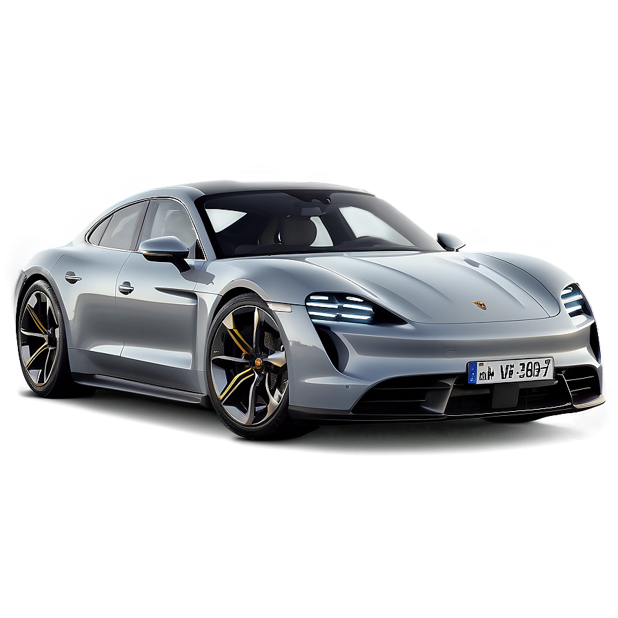 New Porsche Taycan 2023 Model Png Woh PNG Image