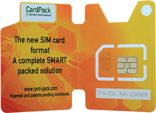 New S I M Card Design Card Pack PNG Image