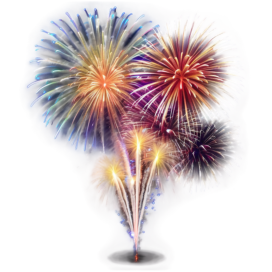 New Year Celebration Firework Png 06112024 PNG Image