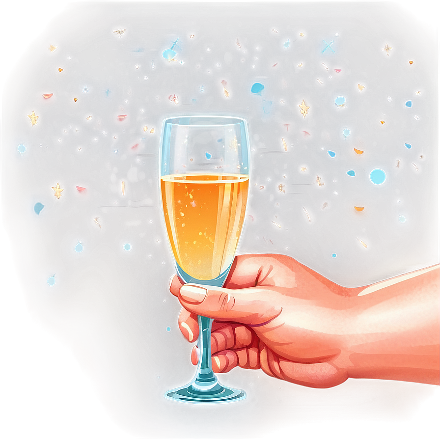 New Year Cheers Png 06112024 PNG Image