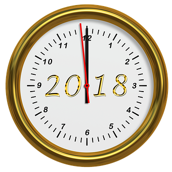 New Year Countdown Clock2018 PNG Image