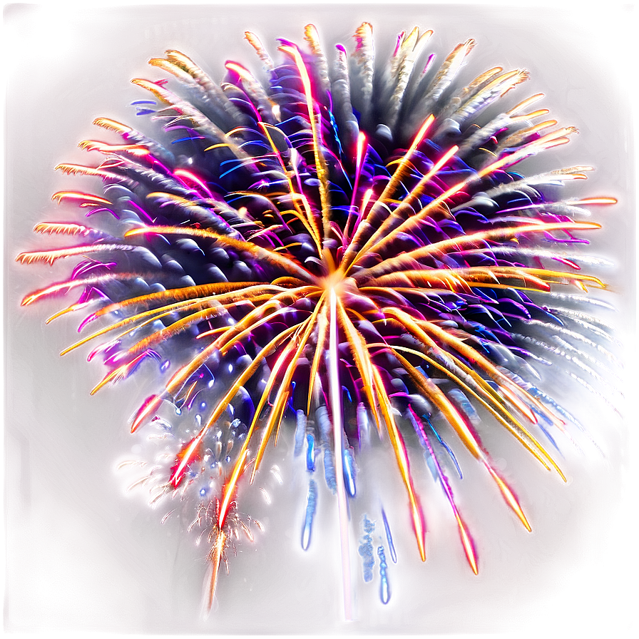 New Year Festive Fireworks Display Png Tpy PNG Image