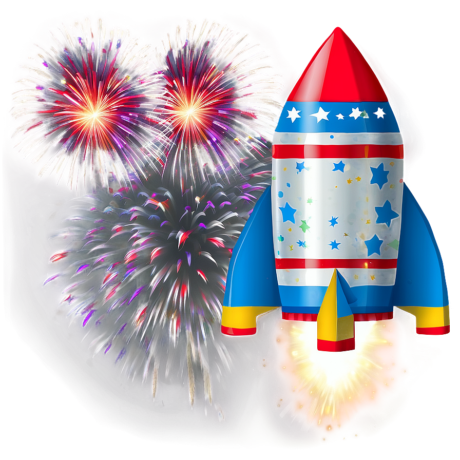 New Year Firework Rocket Png Sbb PNG Image