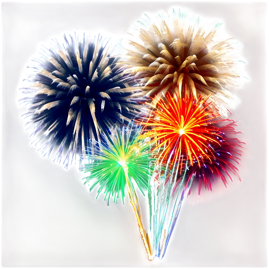 New Year Fireworks Png Qav1 PNG Image