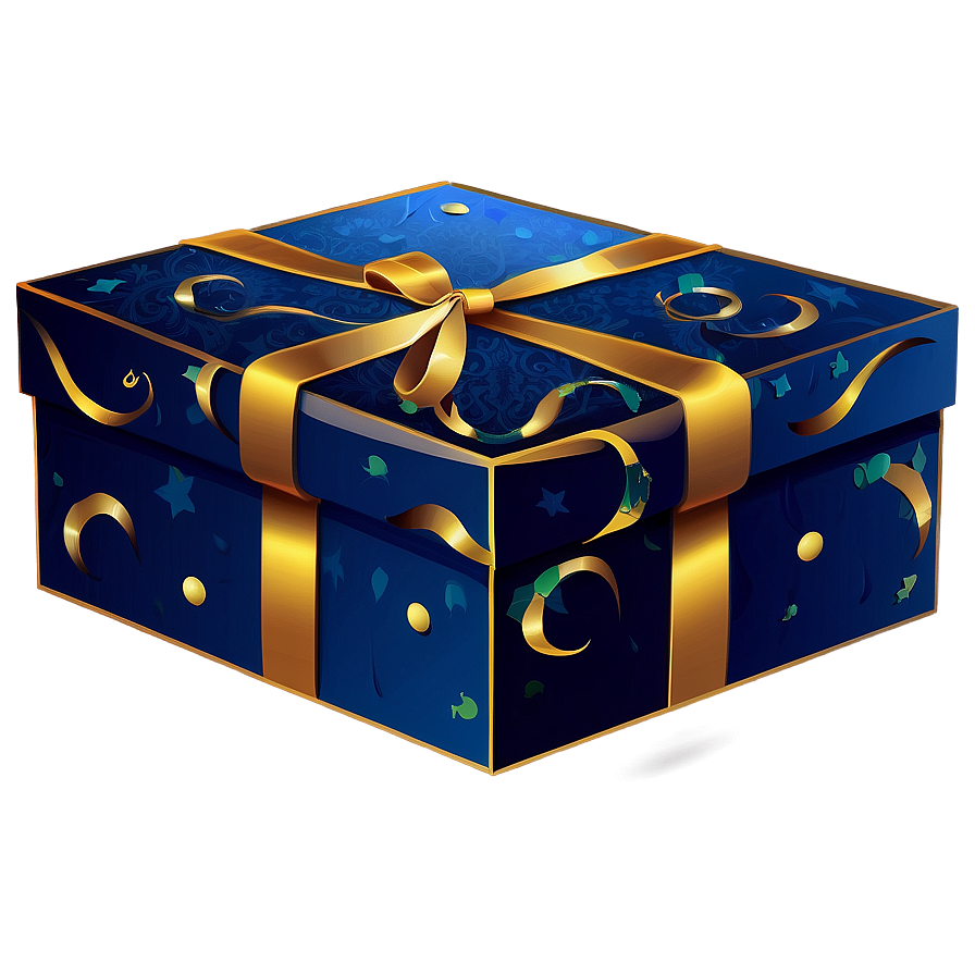 New Year Gift Box Png 06112024 PNG Image