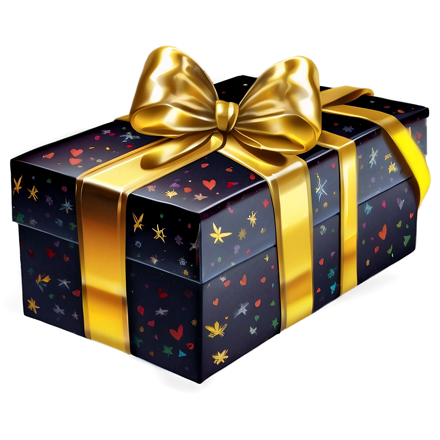 New Year Gift Box Png 06112024 PNG Image