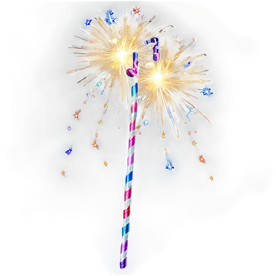 New Year Sparkler Png Owb PNG Image