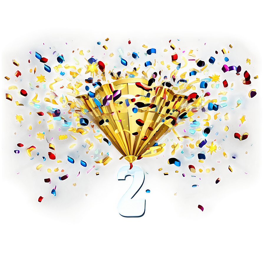 New Years Confetti Explosion Png Wew PNG Image