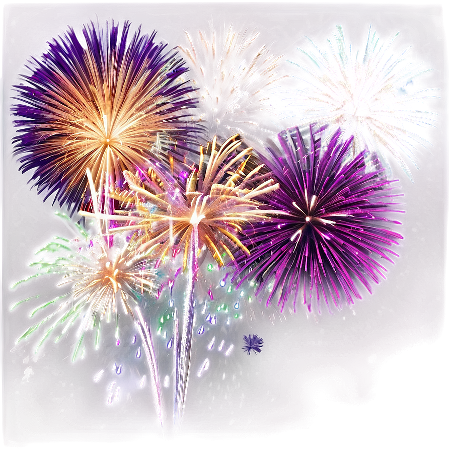 New Years Fireworks Png Ccj PNG Image