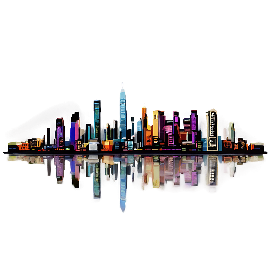 New York Cityscape Png Lxk73 PNG Image