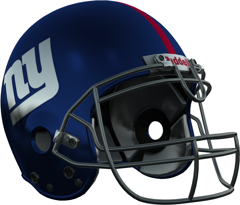 New York Football Helmet PNG Image