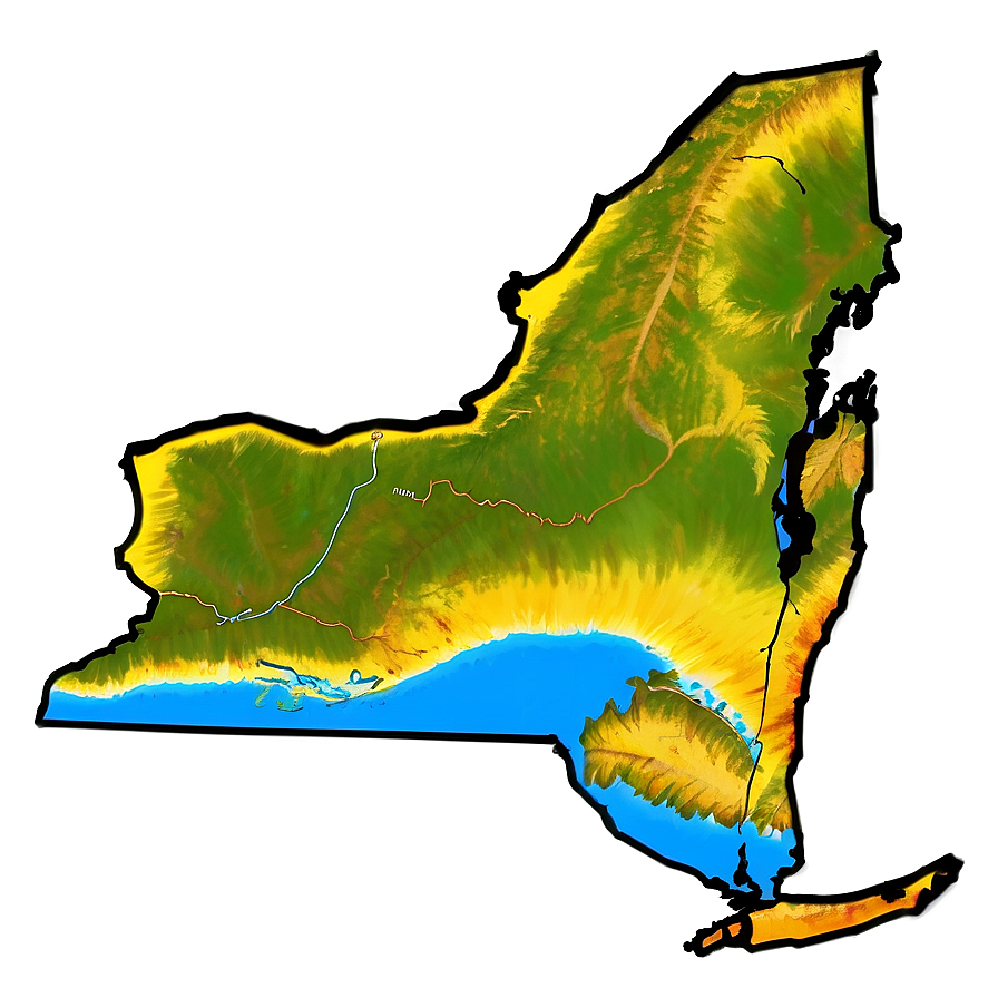 New York State D PNG Image