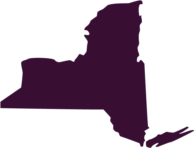 New York State Silhouette PNG Image