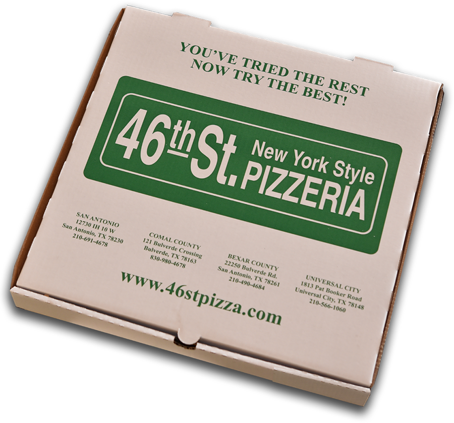 New York Style Pizzeria Box PNG Image