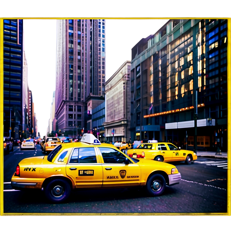 New York Taxi Cab Png 05212024 PNG Image