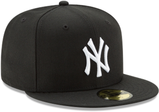 New York Yankees Black Baseball Cap PNG Image