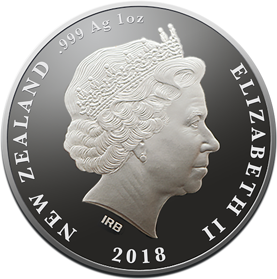 New Zealand Silver Coin2018 PNG Image