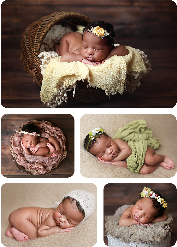 Newborn_ Baby_ Photo_ Collage PNG Image