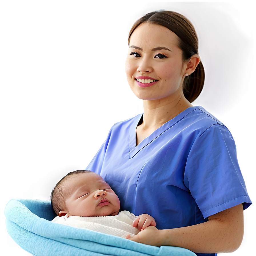 Newborn Care Nurse Png Xjp PNG Image