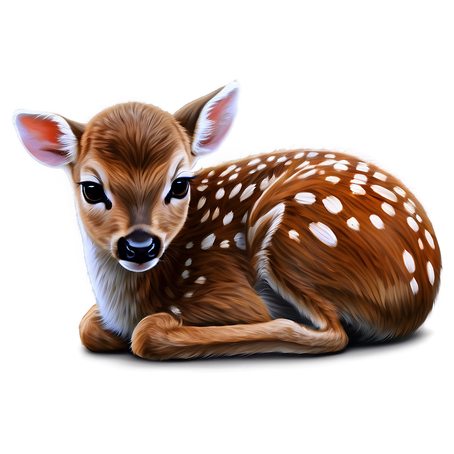 Newborn Fawn Artwork Png 23 PNG Image