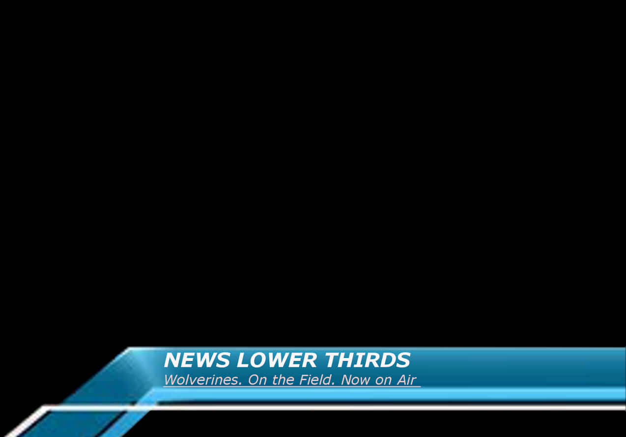 News Lower Thirds Graphic PNG Image