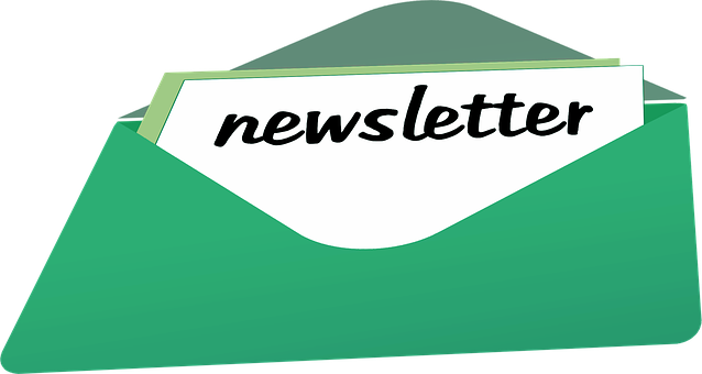 Newsletter Envelope Concept PNG Image