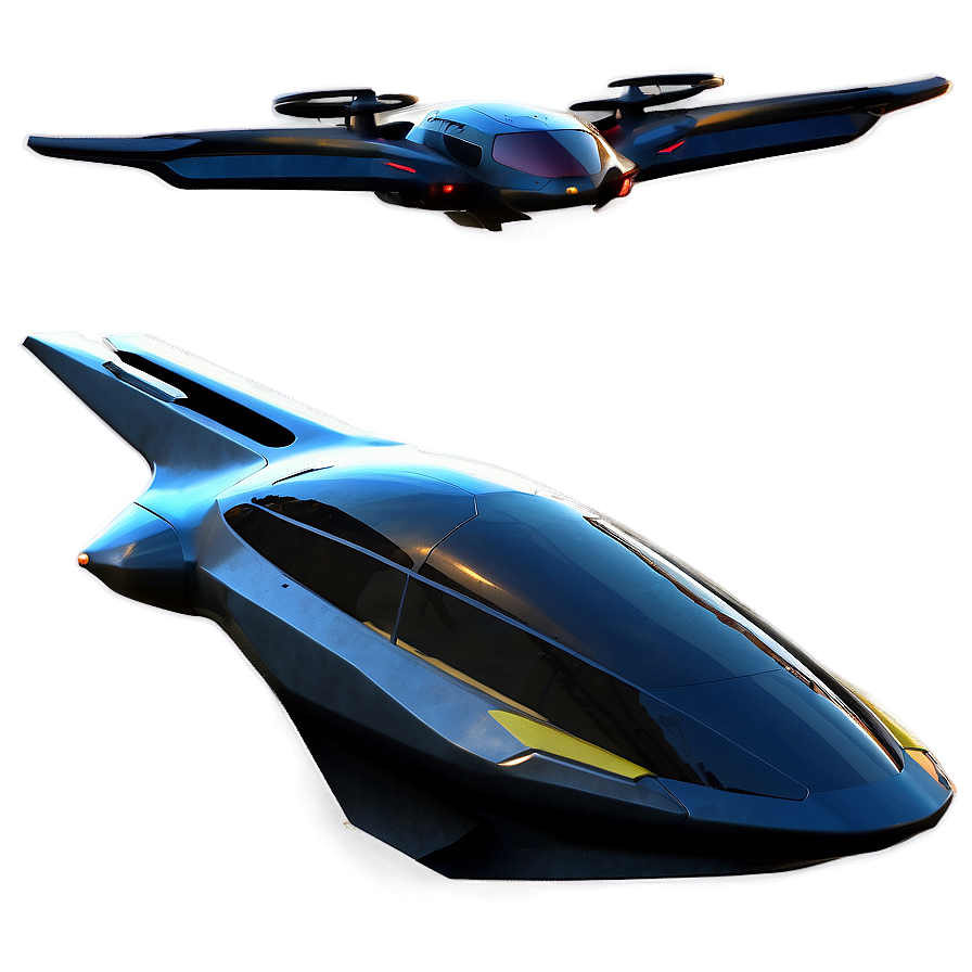 Next-gen Flying Vehicle Png Nuo18 PNG Image